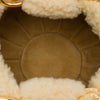 Celine Shearling Triomphe Frame Handbag Secondhand