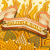 Hermès Carpe Diem Carre Silk Scarf 90 Secondhand