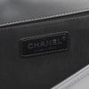 Chanel Old Medium Braided Tweed and Calfskin Boy Flap Secondhand