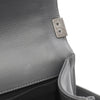 Chanel Old Medium Braided Tweed and Calfskin Boy Flap Secondhand