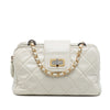 Chanel Quilted Aged Calfskin Mademoiselle Triple Zip Shoulder Bag Secondhand
