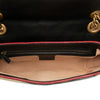 Gucci Medium GG Marmont Bicolor Matelasse Diagonal Calfskin Torchon Shoulder Bag Secondhand