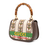 Secondhand Gucci 100th Anniversary Medium Canvas 1947 Bamboo Top Handle Bag