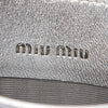 Miu Miu Metallic Leather Matelasse Card Holder Secondhand