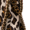 Stella McCartney Falabella Leopard Printed Canvas Fold Over Tote Secondhand