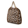 Stella McCartney Falabella Leopard Printed Canvas Fold Over Tote Secondhand