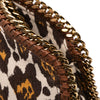 Stella McCartney Falabella Leopard Printed Canvas Fold Over Tote Secondhand