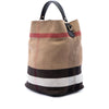 Burberry Medium Mega Check Canvas Ashby Bucket Bag Secondhand