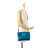 Bottega Veneta Soft Patent Intrecciato Three Flap Clutch with Strap Secondhand