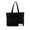 Prada Tessuto Canapa Logo Bow Tote Secondhand