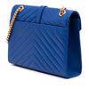 Secondhand Saint Laurent Medium Matelasse Lambskin Monogram Envelope Shoulder Bag