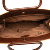 Chanel CC Raffia Wood Top Handle Tote Secondhand