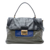 Miu Miu Tricolor Vitello Soft Flap Handbag Secondhand