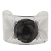 Chanel Lucite Camellia Cuff Bracelet Secondhand