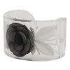 Chanel Lucite Camellia Cuff Bracelet Secondhand