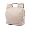 Chanel CC Canvas Tortoise Handle Tote Secondhand