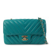 Chanel Mini Rectangular Chevron Lambskin Single Flap Secondhand