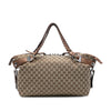 Gucci Medium GG Canvas Bamboo Bar Tote Secondhand