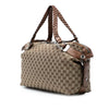 Gucci Medium GG Canvas Bamboo Bar Tote Secondhand