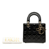 Secondhand Dior Small Patent Cannage Lady Dior