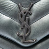 Saint Laurent Small Matelasse Metallic Calfskin Monogram LouLou Shoulder Bag Secondhand