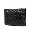 Chanel CC Quilted Lambskin Double Zip Crossbody Secondhand