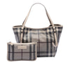 Burberry Small Smoke Check Coated Canvas Canterbury Tote Secondhand