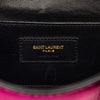Saint Laurent Small Metallic Python Embossed Leather Monogram Envelope Bag Secondhand
