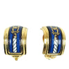 Hermès Enamel Cloisonne Clip On Earrings Secondhand