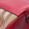 Burberry Medium Leather and House Check Banner Satchel Secondhand