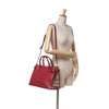 Burberry Medium Leather and House Check Banner Satchel Secondhand