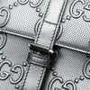 Gucci GG Embossed Perforated Double Belt Bag Secondhand
