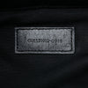 Saint Laurent Chevron Calfskin Monogram Zip A4 Pouch Secondhand