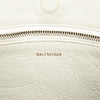 Secondhand Balenciaga Small Shearling and Leather Barbes East West Shopper Tote