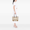 LOEWE 160th Anniversary Suede Trimmed Canvas Tote Secondhand