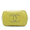 Chanel Small Perforated Calfskin Logo Eyelet Bucket Bag Secondhand