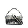 Fendi Tweed Baguette Satchel Secondhand