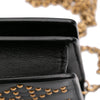 Dior Studded Calfskin Cannage Lady Dior Wallet on Chain Secondhand