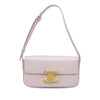 Celine Shiny Calfskin Triomphe Claude Shoulder Bag Secondhand