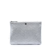 Chanel Medium Chevron Metallic Calfskin O Case Clutch Secondhand