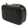 Chanel Extra Mini CC Quilted Golden Plate Vanity Crossbody Secondhand