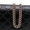 Gucci Mini Guccissima Bow Signature Wallet On Chain Secondhand