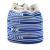 Secondhand Chanel Venise Biarritz Mixed Fibers and Lambskin Drawstring Bucket Bag