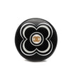 Chanel Resin and Gold Tone CC Logo Camellia Ring Secondhand