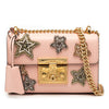 Gucci Small Leather Crystal Embellished Star Padlock Crossbody Secondhand