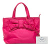 Prada Tessuto Canapa Logo Bow Satchel Secondhand