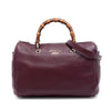 Gucci Medium Calfskin Bamboo Shopper Boston Bag Secondhand