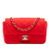 Chanel Mini Rectangular Classic Jersey Single Flap Secondhand
