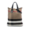 Burberry Mega Check Canvas Tottenham Brit Satchel Secondhand