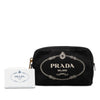 Prada Canvas Canapa Logo Pouch Secondhand